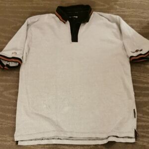 Vintage Taylor Made  Golf Shirt with Black and Orange Details